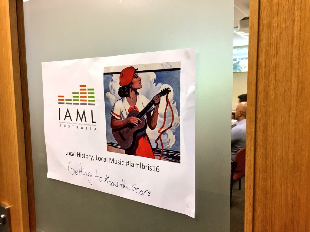 IAML Australia - Getting to know the score