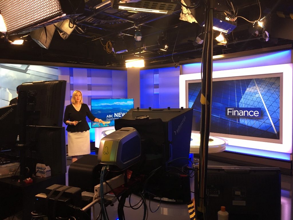 ABC Studio Brisbane  Jenny Woodward